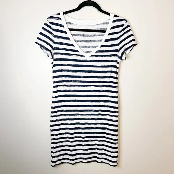 Banana Republic striped T shirt dress